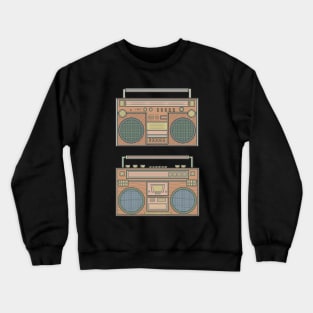 Brown Classic Boombox Crewneck Sweatshirt